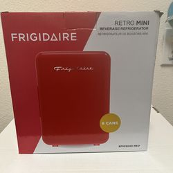 (Red) - Frigidaire - Retro - Mini Fridge - (New)