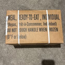 Authentic Military MREs, Case B
