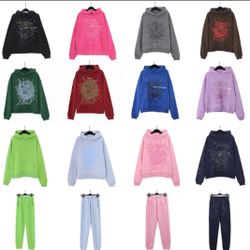 SPIDER HOODIES 120$$$$$ WITH PANTS 240$$$