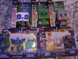 Minecraft Action Figure Toy Lot – 5 Sets