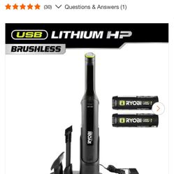 RYOBI USB Lithium HP Compact Hand Vacuum