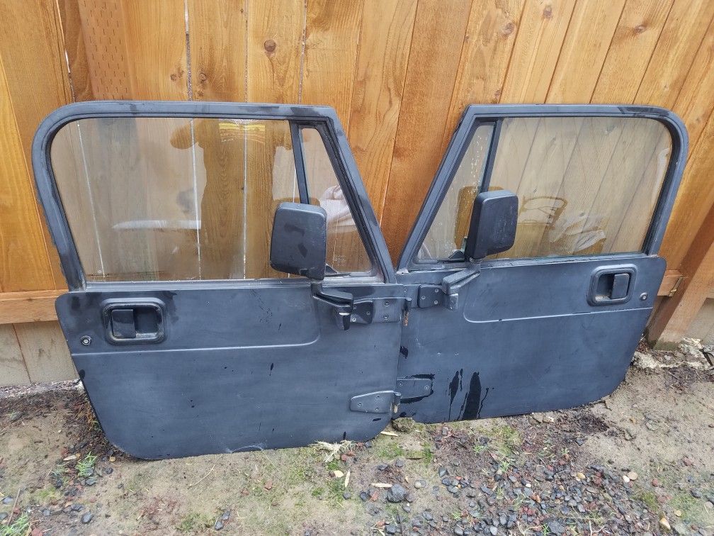 Jeep wrangler yj full doors