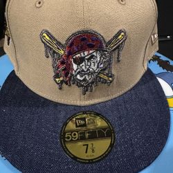 Pit. Pirates Fitted Hat Size 7 7/8 
