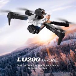 LU200 Drone 8K Professional HD Aerial Photography Triple-Camera WIFI Omnidirectional Obstacle Avoidance