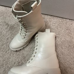 Pink lily Combat Boot