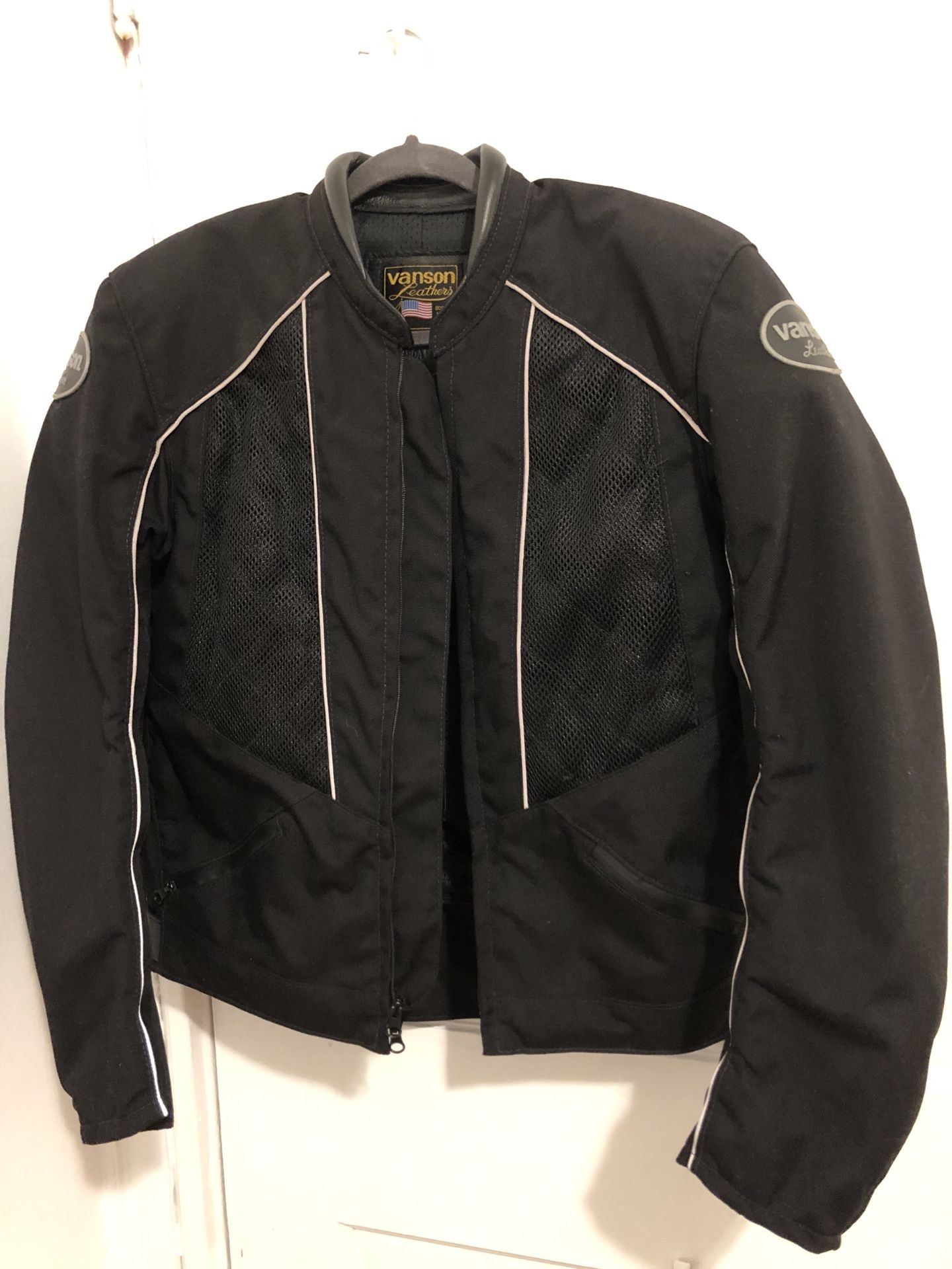 Men’s motorcycle jacket—reinforced