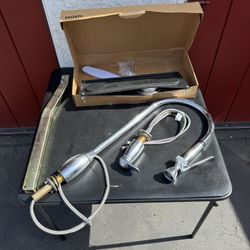 Kohler ProMaster K-6330-CP Chrome Two-hole Kitchen Sink Faucet (Discontinued)