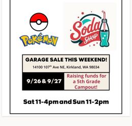 Garage Sale Today - Kirkland!