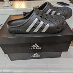 new in box Adidas Crocs 2 pair white and black