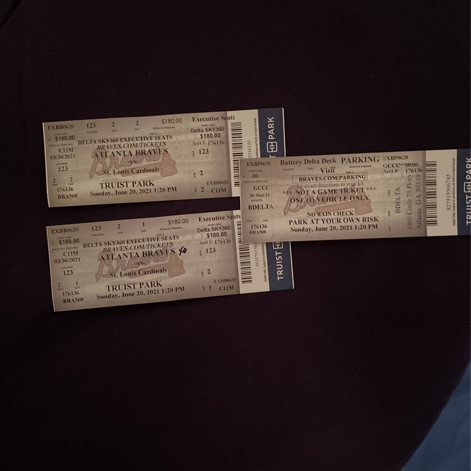 Braves Vs Cardinals Game Tickets