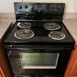 Whirlpool electric range and oven