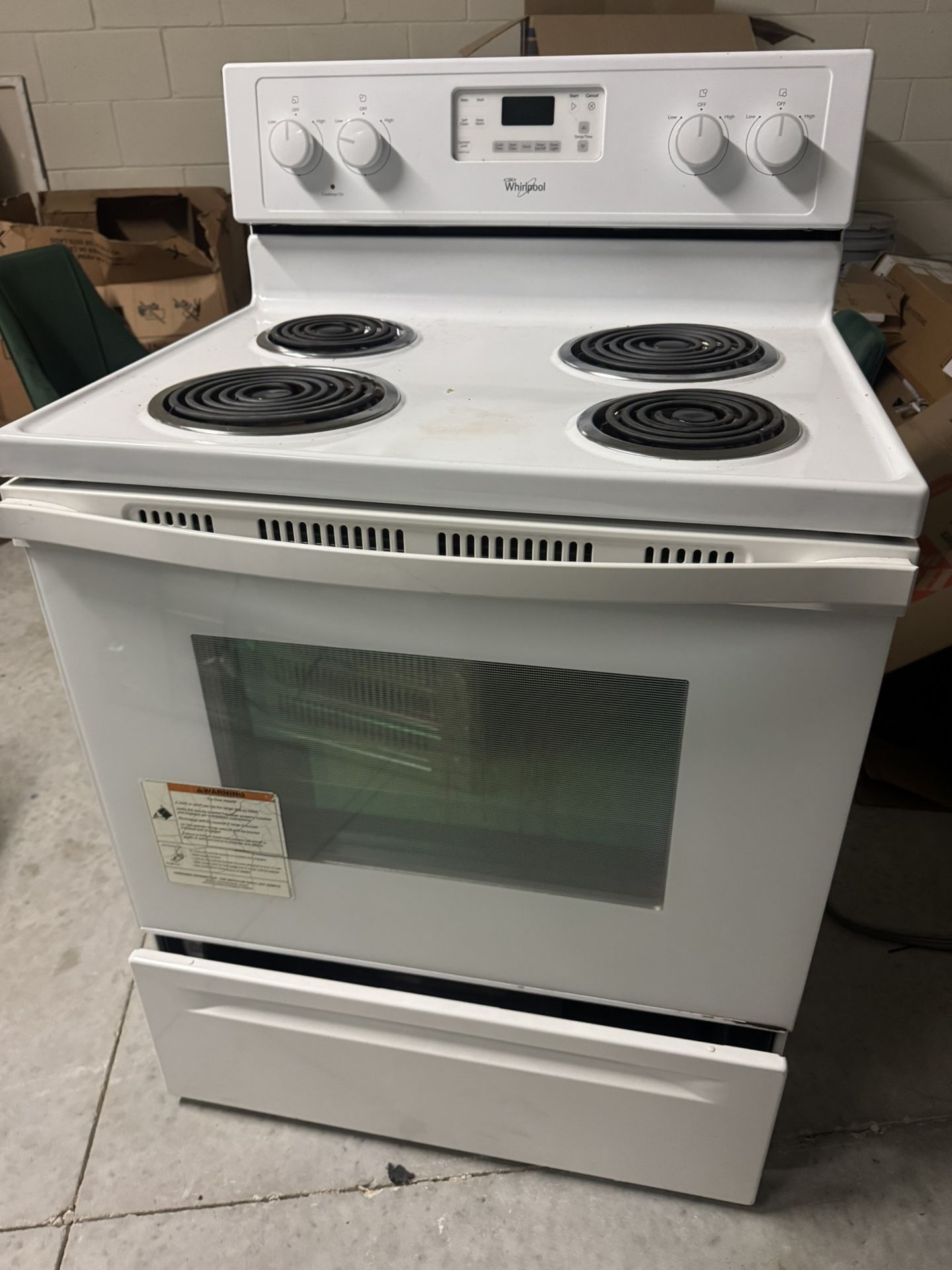 Electric range