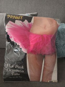 Hot Pink Organza Tutu – One Size