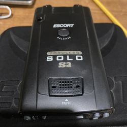 Escort Solo S3 Radar Detector 