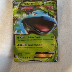 Ex Venusaur Pokemon Card