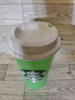Bright Green Starbucks Cup With Lid for Sale in Modesto, CA - OfferUp