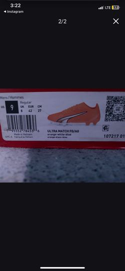Orange Soccer Cleats
