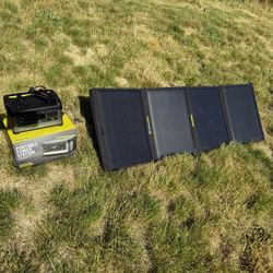 Goal Zero 500x Power station + Goal zero nomad 100 Solar Panels