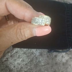 Diamond Anniversary Ring. Size 7.5