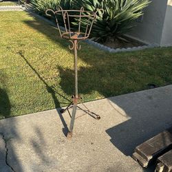 Wrought Iron Plant Stand For Porch Or Patio