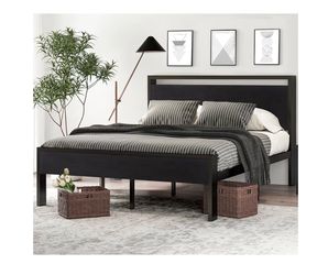 Black Metal Queen Bed Frame