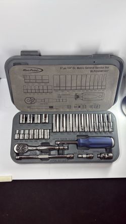 Blue-Point 27-piece 1/4" Drive Metric General Service Set (Model: BLPGSSM1427)