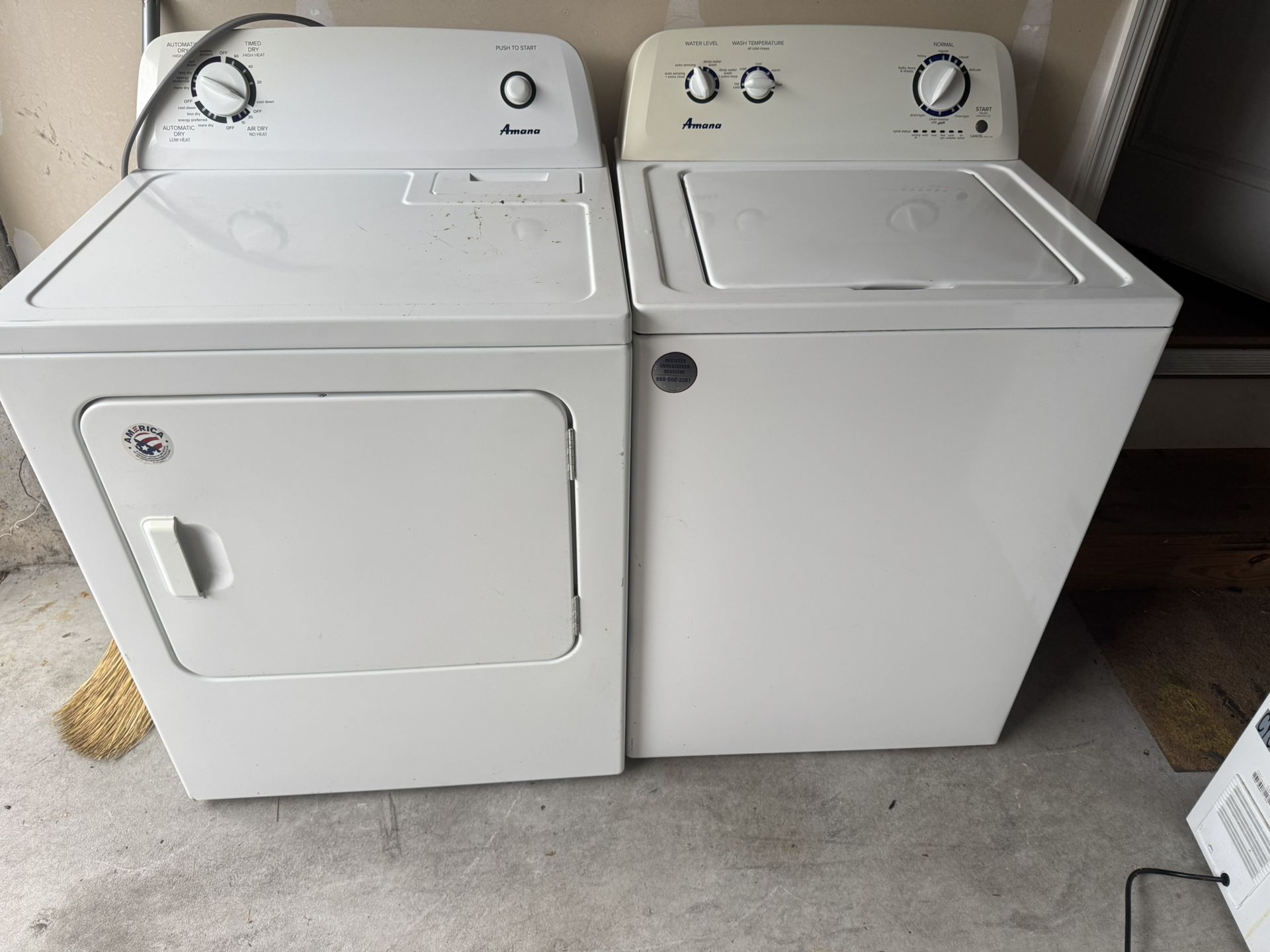 Amana Washer & Dryer
