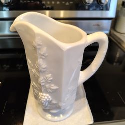 Vintage Westmoreland Milk Glass Pitcher
