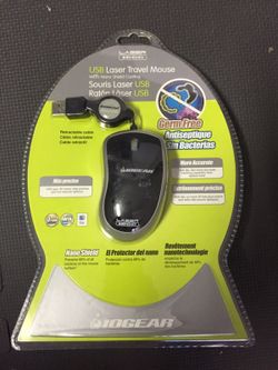 Laser travel mouse