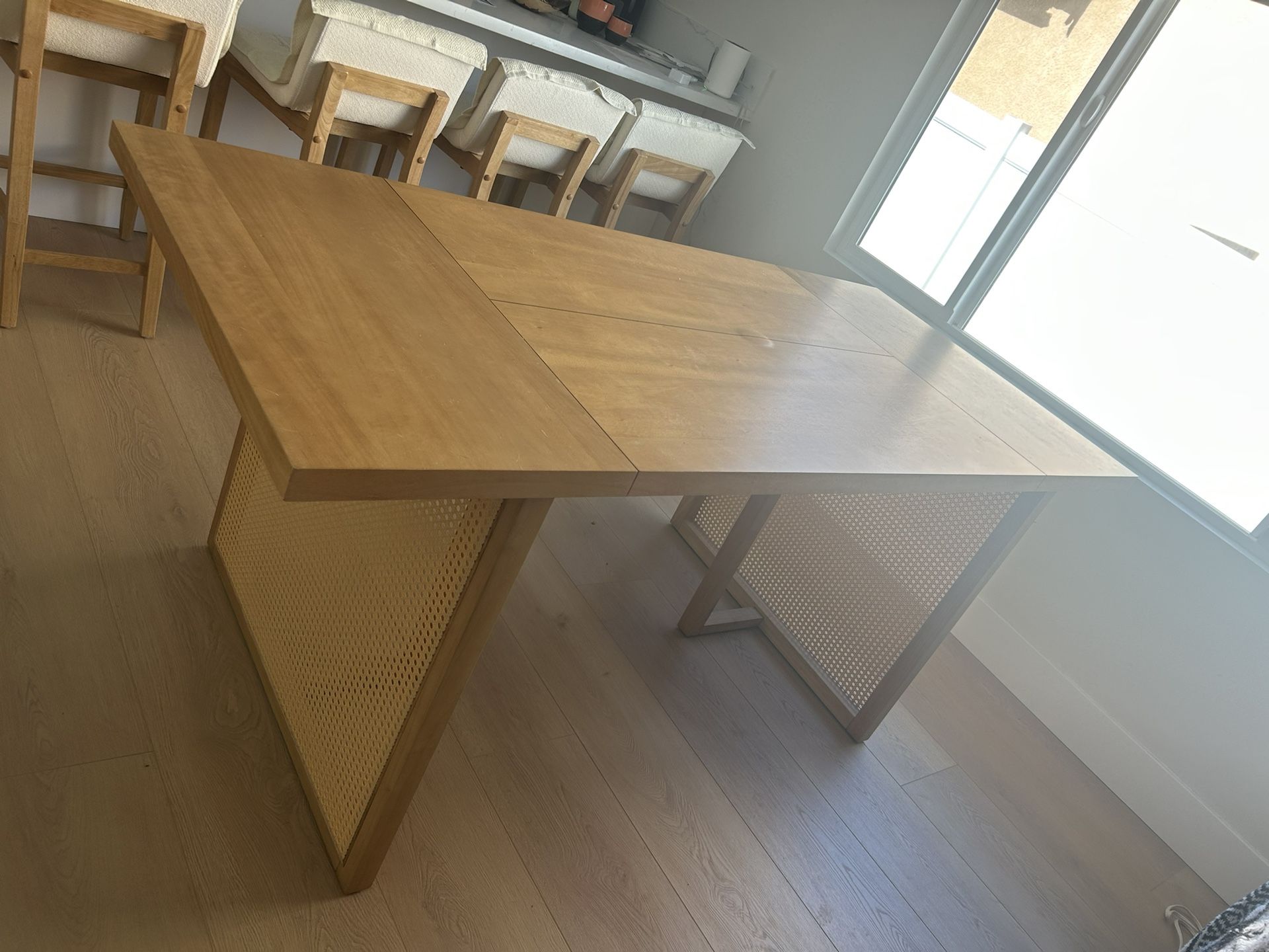 Nathan James Rattan Dining table