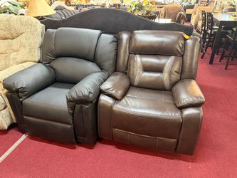 ✨ Sillón Reclinable de Cuero ✨