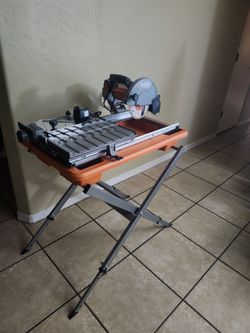 Ridgid 7in Wet Tile Saw  $200 Firm