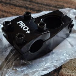 NEW Bicycle Bmx Threadless Stem Black