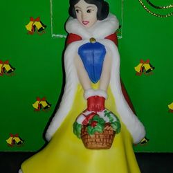 Groiler Snow White Ceramic  Christmas Ornament 