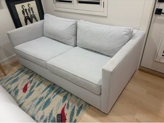 West Elm Henry Sleeper Sofa w/temperpedic topper