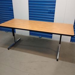 6ft Wide Sturdy Solid Wood Table $150 Each