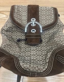 Vintage coach backpack