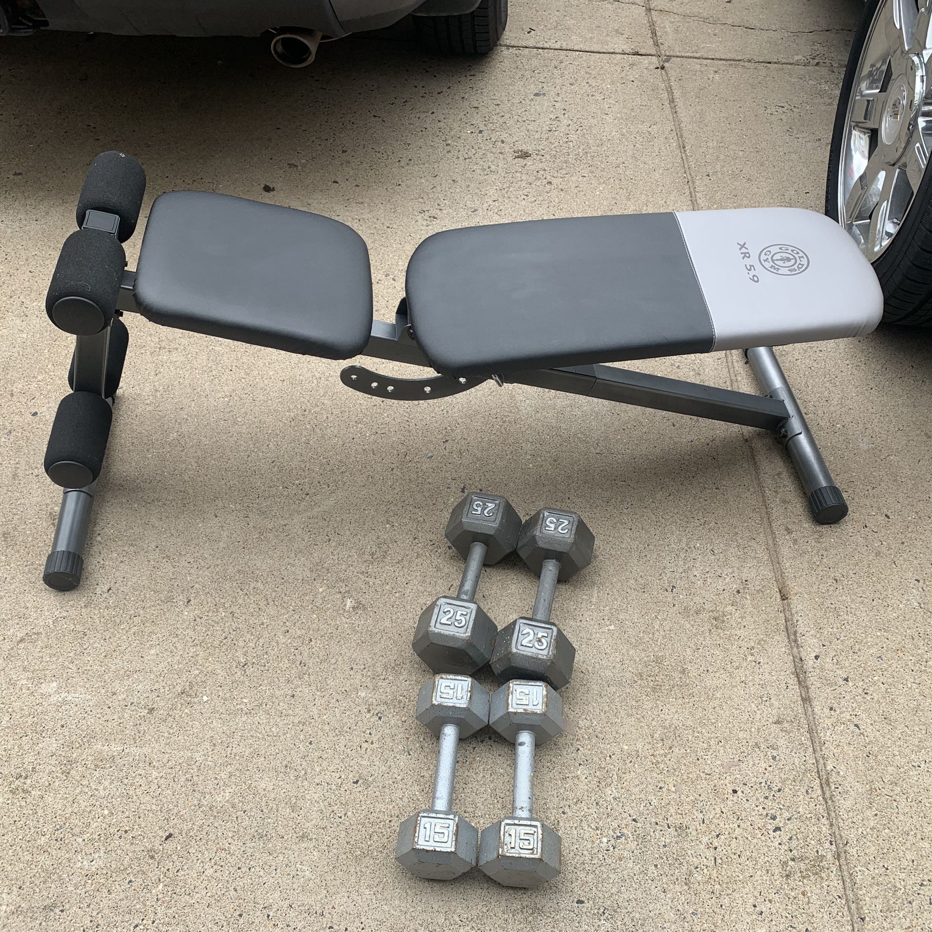 Bench and weights 130 or best offer