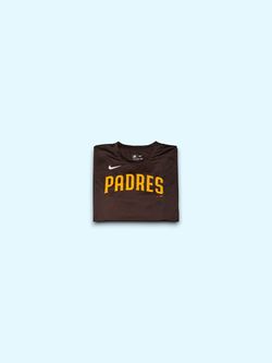 San Diego Padres Team MLB the Nike tee baseball shirt brown men’s XL