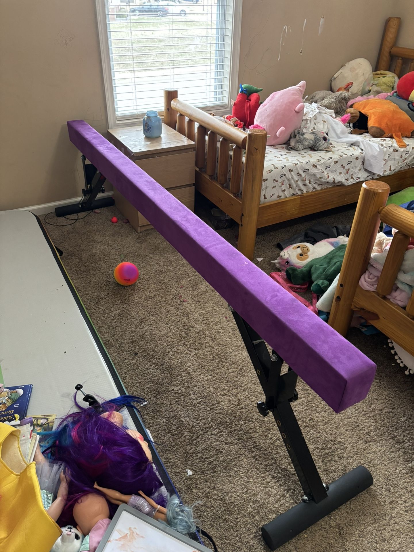 Purple Balance Beam