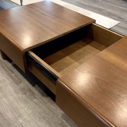 Coffee Table Wood , Sliding , $100