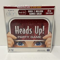 Heads Up! Party Game 4th Edition, Word & Name Guessing Game - Factory Sealed New