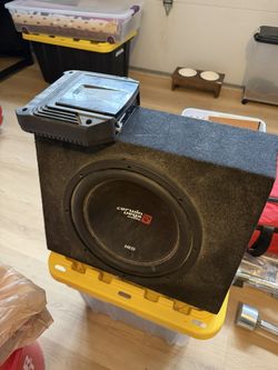 Cerwin Vega Mobile HED Subwoofer w/ Enclosure & Amp – Like New