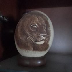 Ostrich Egg Hand Painted