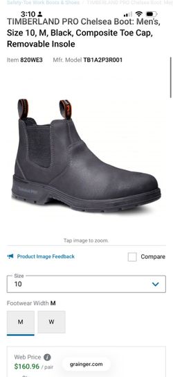Timberland PRO Chelsea Work Boot Men's Size 10