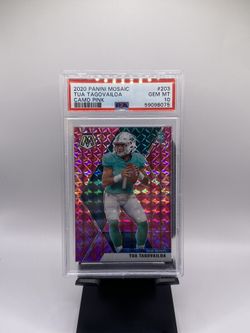 2020 Panini Mosaic - Mosaic Camo Pink Prizm #203 Tua Tagovailoa (RC)  PSA 10 🔥