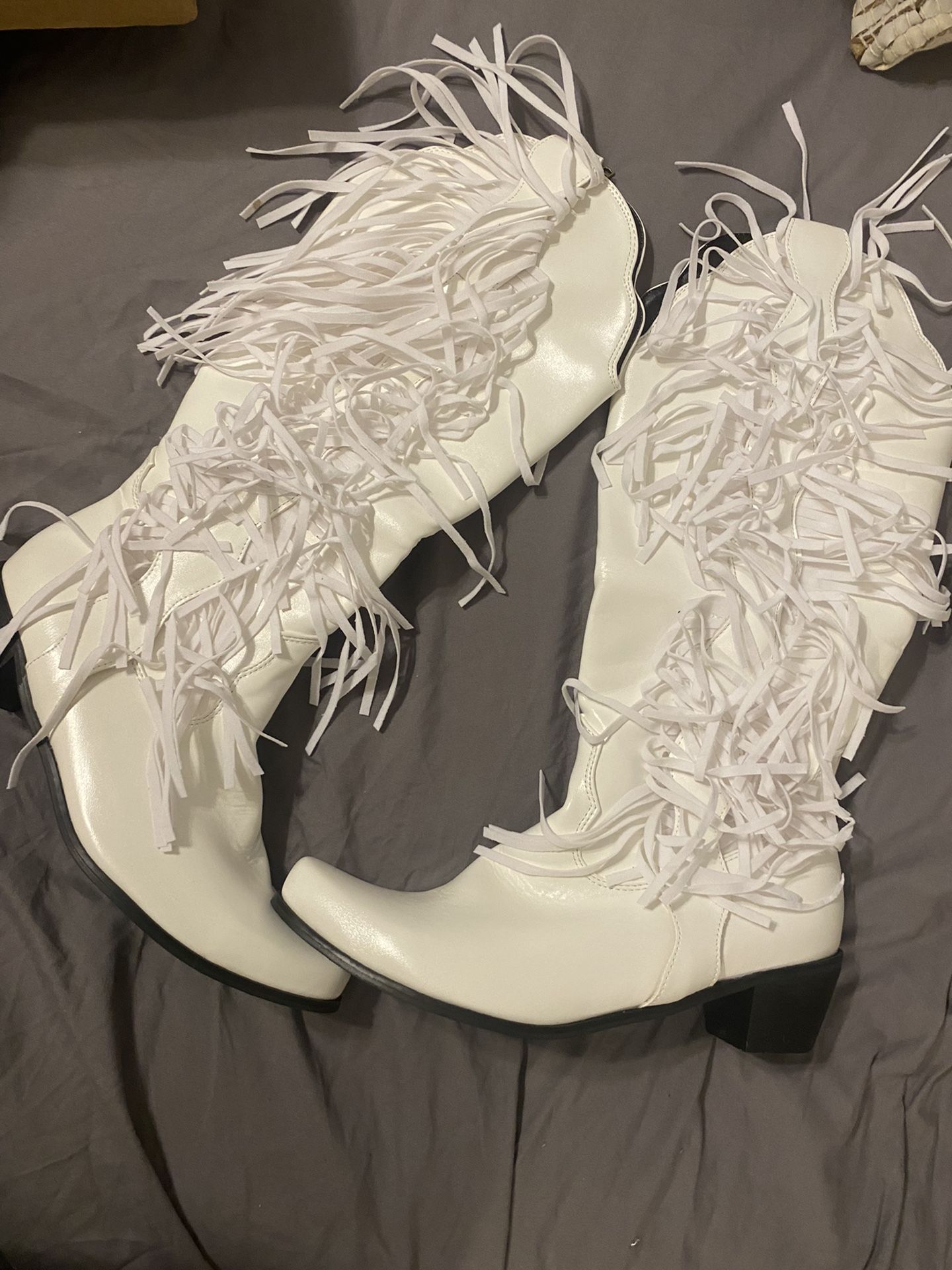 Nuheel Fringe Cowboy Boots