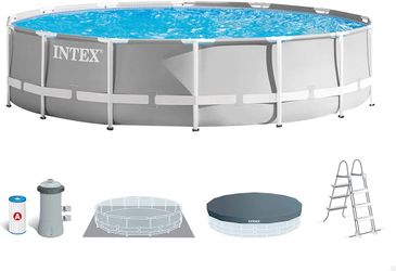 Intex 15ft x 42in Swimming Pool NEW METAL FRAME+PREMIUM 26723EH COMPLETE