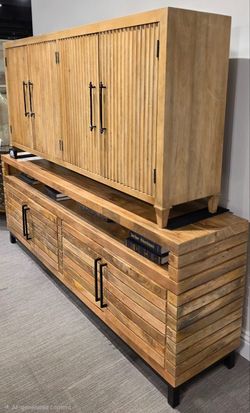 Casual Multipurpose Tv Console in Solid Mango wood!!