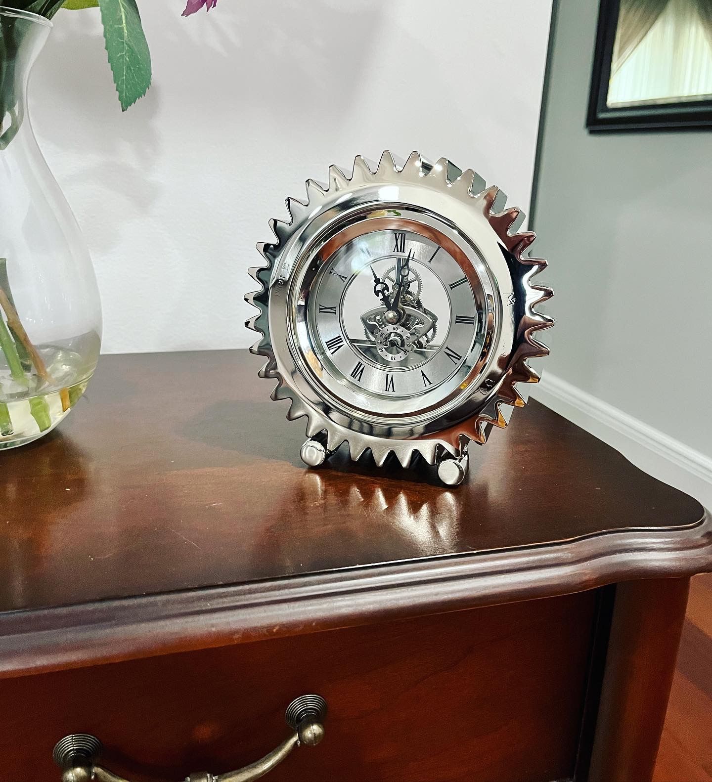 Aviation / Art Gear Clock